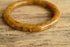 Black Marbled Tube Bakelite Bangle